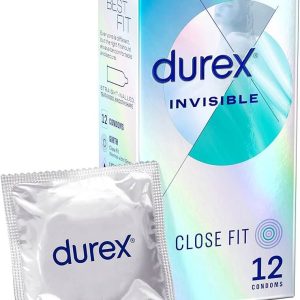 Durex Invisible Condoms Imported UK – 12’s