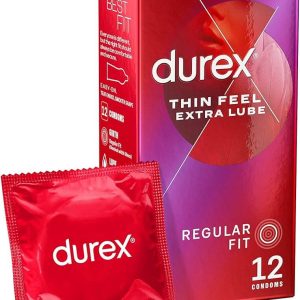 Durex Thin Feel Extra Lube Imported UK – 12pcs